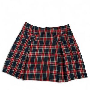 Vintage Plaid Mini Skirt